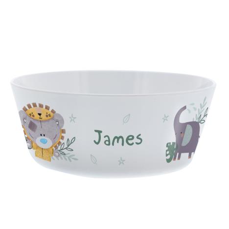 Personalised Tiny Tatty Teddy Jungle Animals Plastic Bowl £12.99